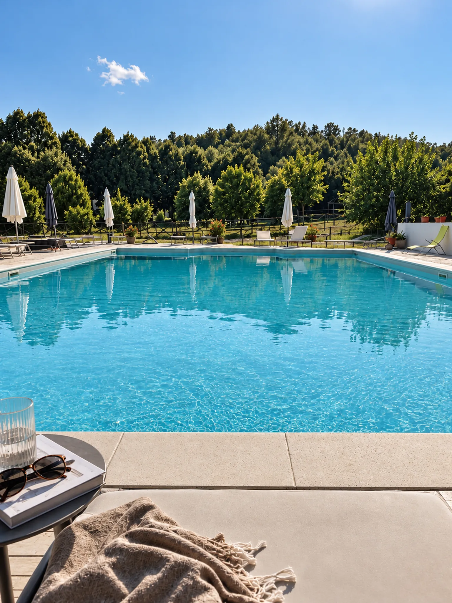 Der Pool des Feudo d’Asti